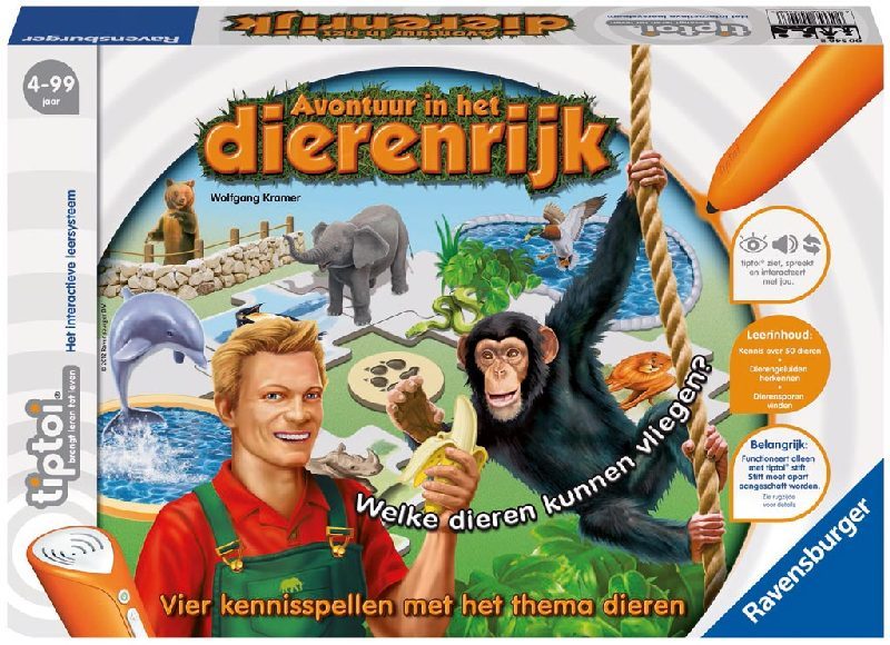 Tiptoi spel Avontuur in het dierenrijk