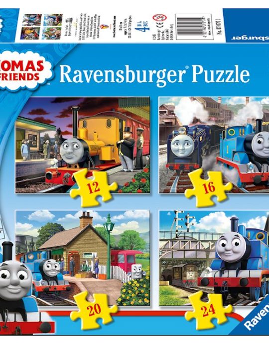 4 Puzzels Thomas AND Friends