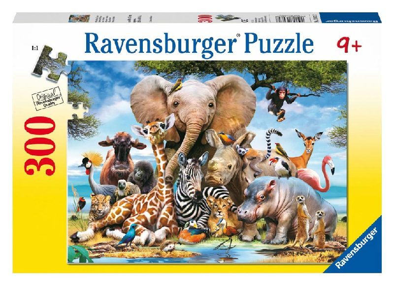 Puzzel 300 stukjes Afrikaanse vrienden