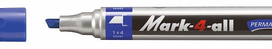 Stabilo Mark-4-All 651 marker beitel blauw 10 st.
