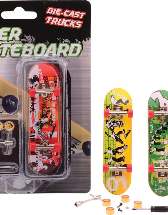 Vinger skateboard 4 assorti