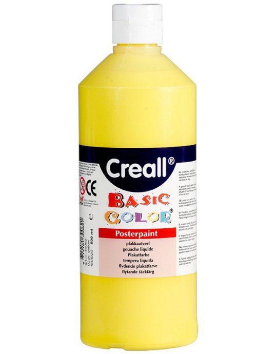Creall plakkaatverf Basic Color 500ml - Geel