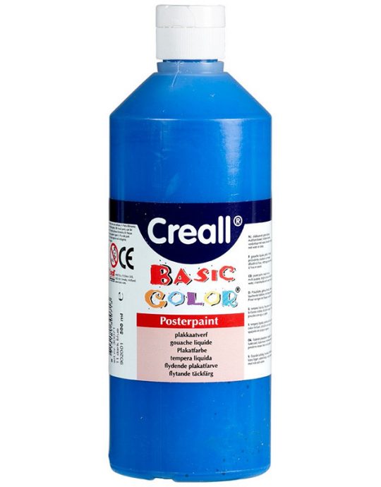 Creall plakkaatverf Basic Color 500ml - Blauw