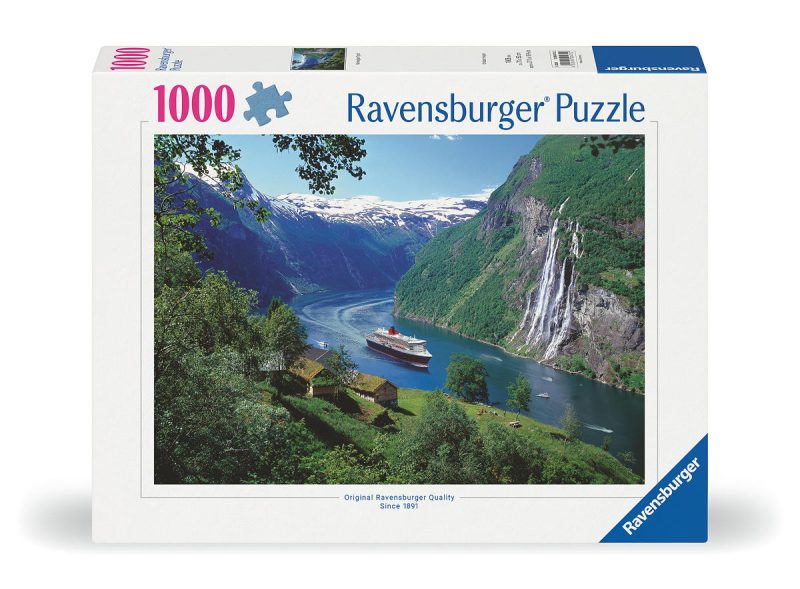 Puzzel 1000 stukjes Noors fjord