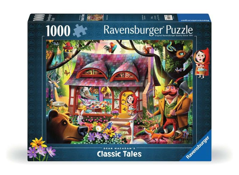 Puzzel 1000 stukjes - Roodkapje en de wolf