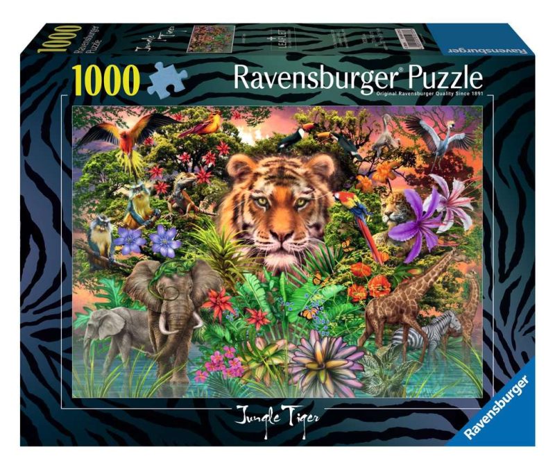 Puzzel 1000 stukjes - Jungle Tiger