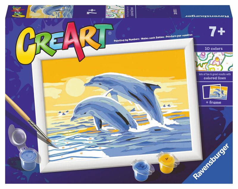 Ravensburger CreArt Serie E -Delightful Dolphins