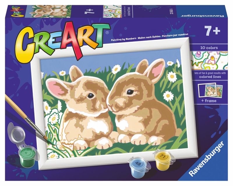 Ravensburger CreArt Serie E -Fluffy Bunnies