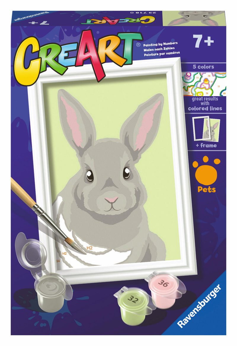 Ravensburger CreArt Serie F -Gray Rabbit