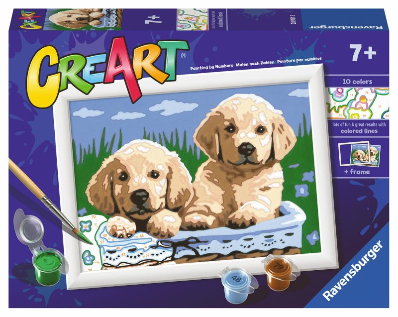 Ravensburger CreArt Serie E -Cute Puppies