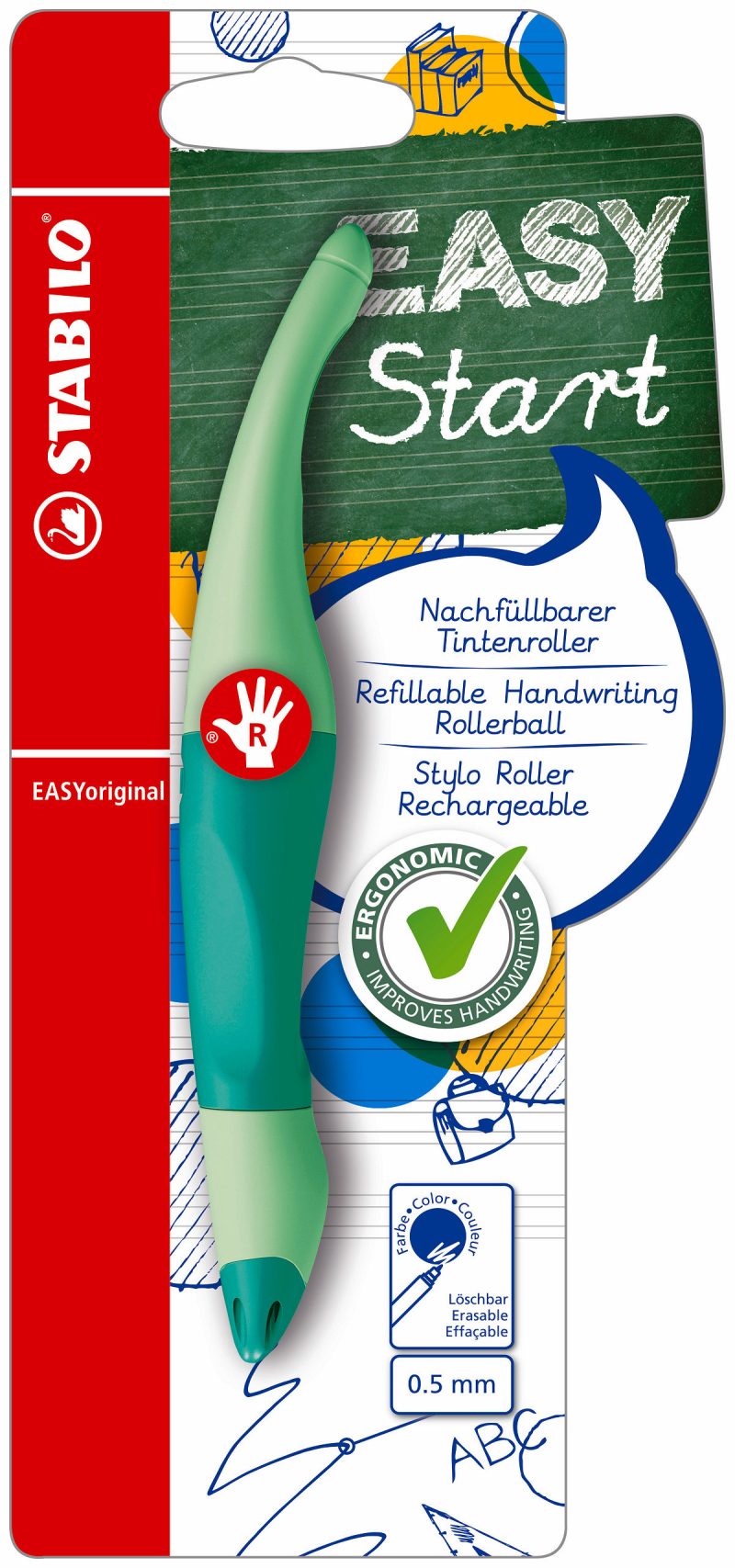 STABILO EASYoriginal R vleugje mint blister