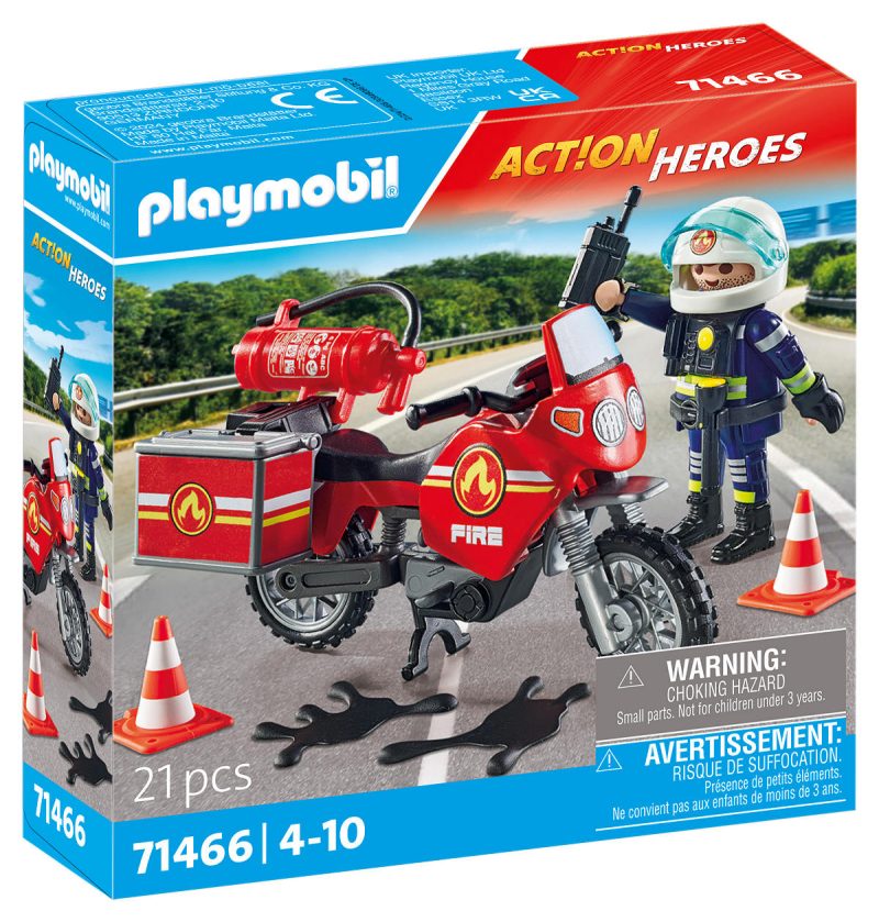 Playmobil Action Heroes Brandweer op de plaats van het ongev