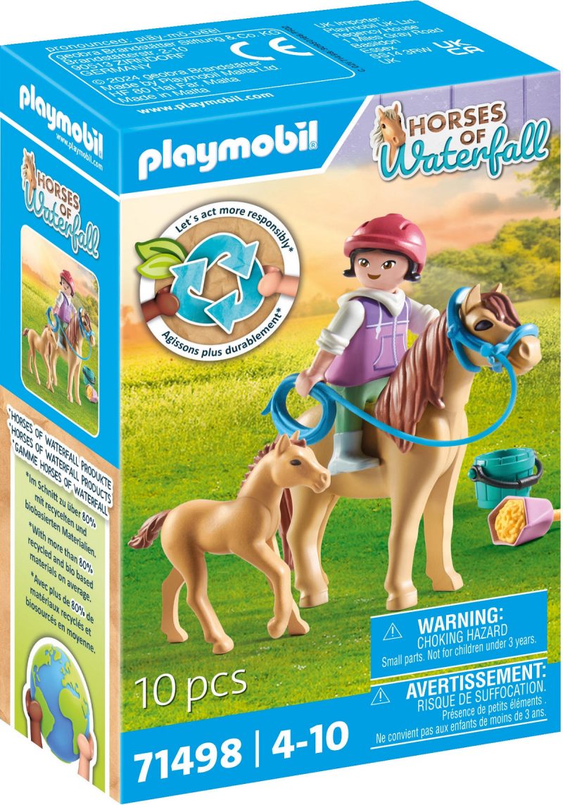 Playmobil Horses of Waterfall Kind met pony en veulen