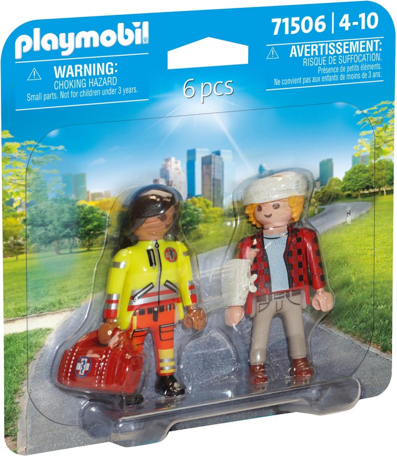 Playmobil DuoPacks Paramedicus met patiënt