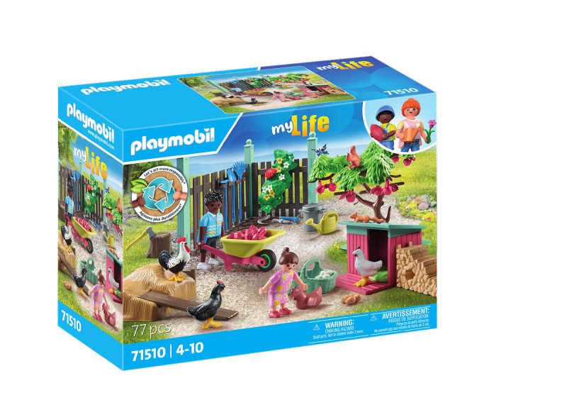 Playmobil My Life Kleine kippenboerderij in de tuin