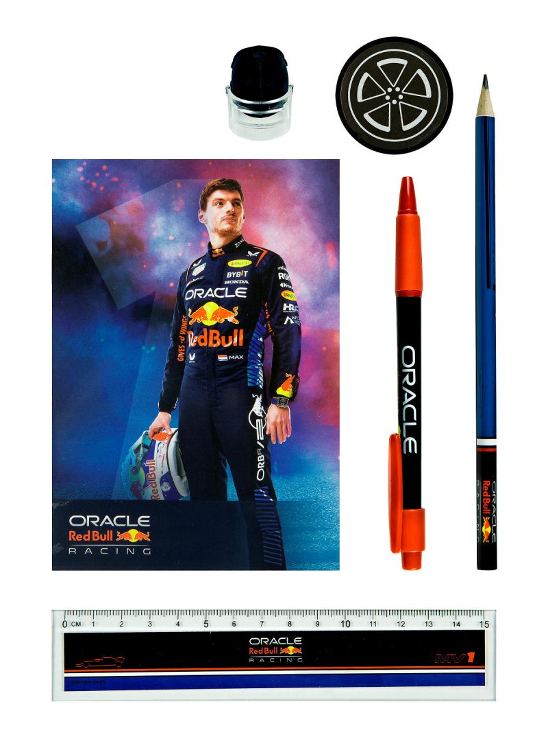 Red Bull Max Verstappen schrijfset 6-delig