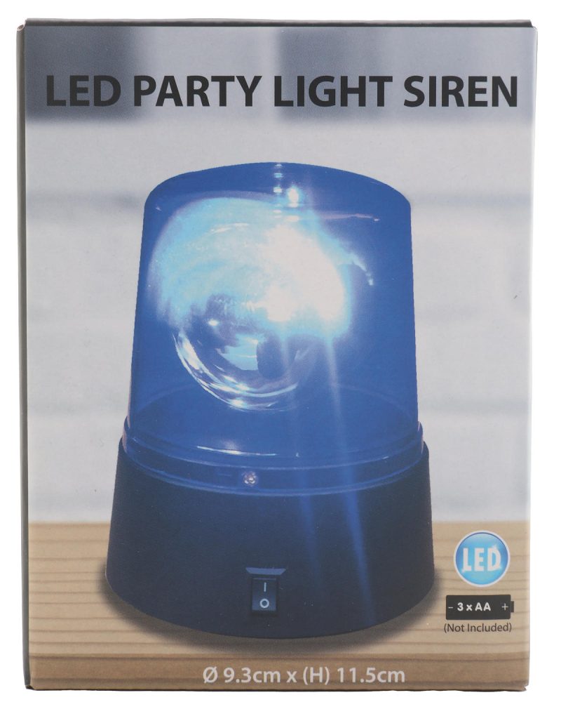 Lamp LED Zwaailicht Blauw