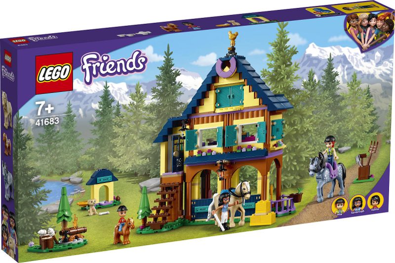 LEGO Friends Paardrijdbasis in het bos