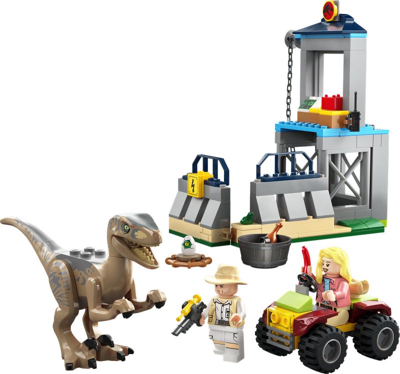 LEGO Jurassic World Velociraptor ontsnapping