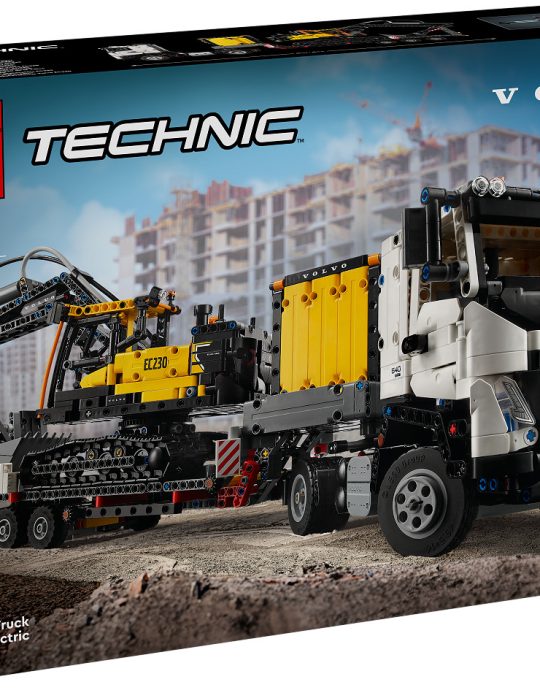 LEGO Technic Volvo FMX truck EC230 elektrische graafmachine