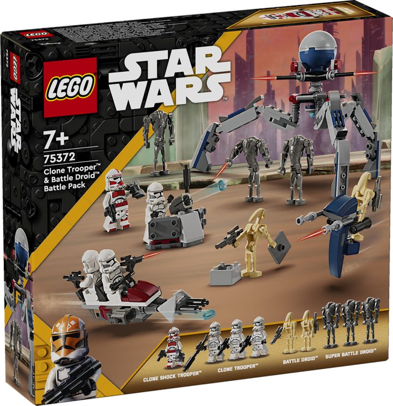 LEGO Star Wars Clone Trooper  AND  Battle Droid Battle Pack