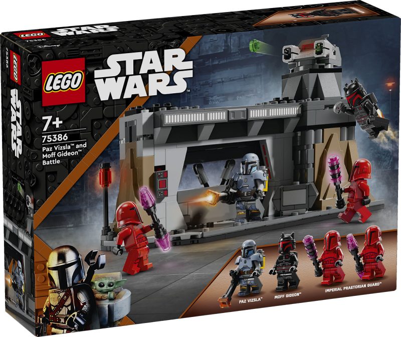 LEGO Star Wars Paz Vizsla en Moff Gideon duel