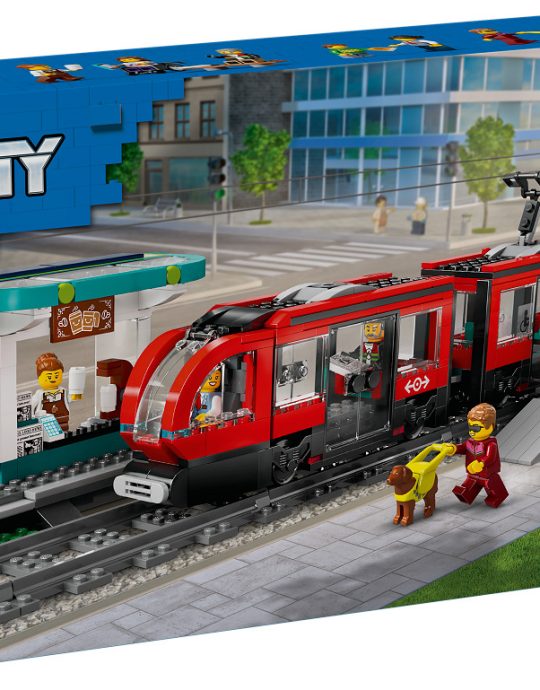 LEGO City Stadstram en station
