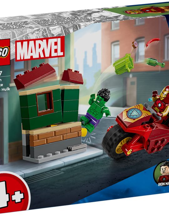 LEGO Super Heroes Iron Man met motor en de Hulk