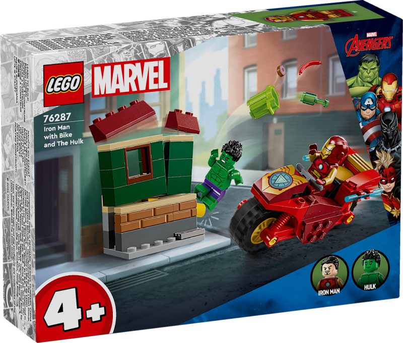 LEGO Super Heroes Iron Man met motor en de Hulk