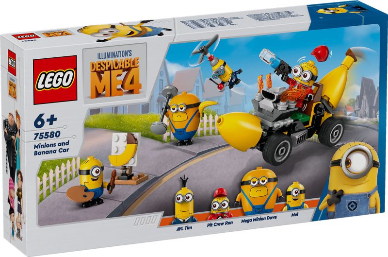 LEGO Despicable Me Minions en bananenauto