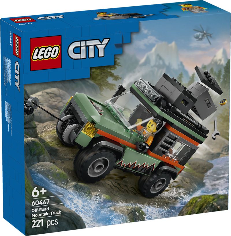 LEGO City Voertuigen 4x4 terreinwagen voor in de bergen