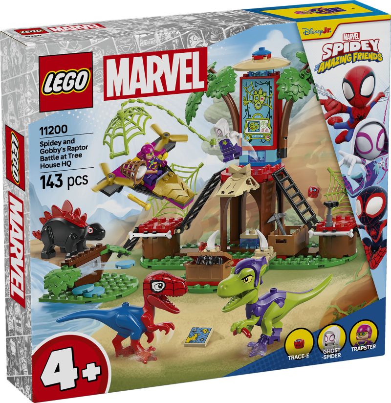 LEGO Spidey Spidey en Gobby 's raptorstrijd bij de boomhut