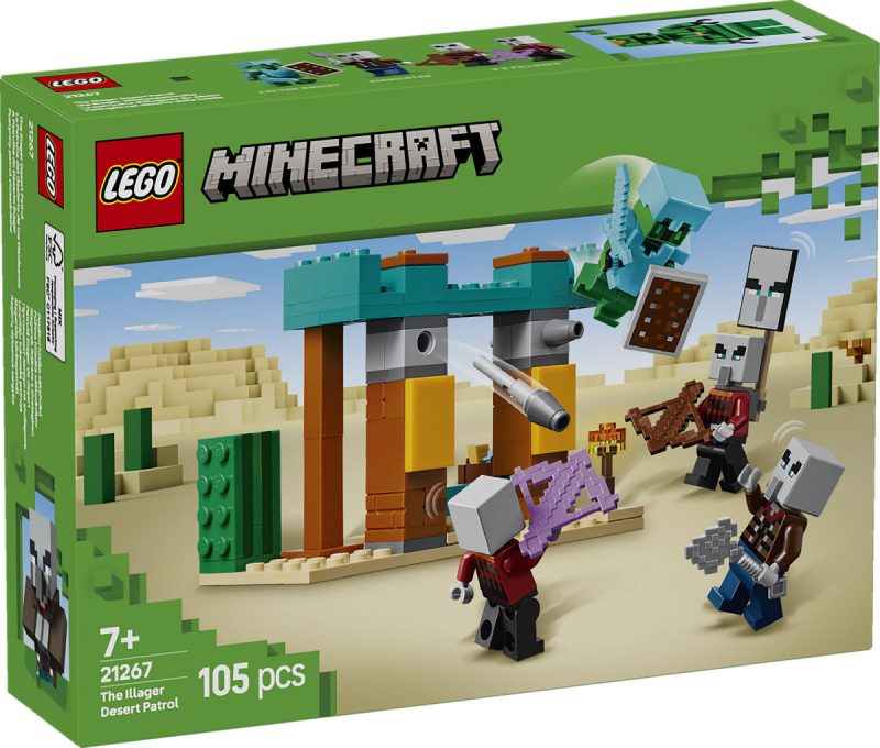 LEGO Minecraft De Illagers in de woestijn