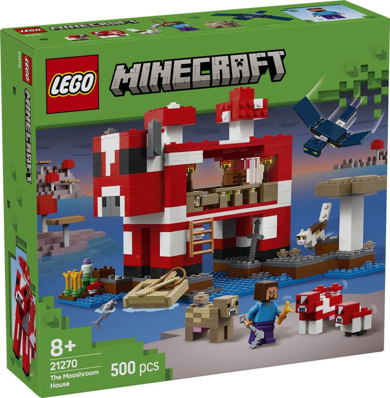 LEGO Minecraft Het Mooshroom huis