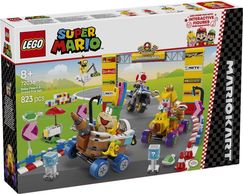 LEGO Super  Mario Kart # Baby Peach en grand prix#set