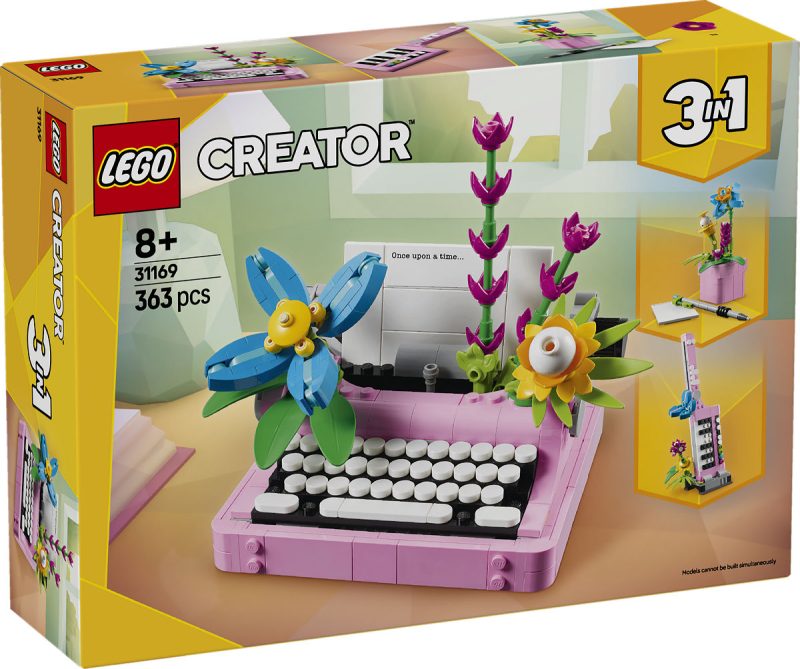 LEGO Creator Typemachine met bloemen