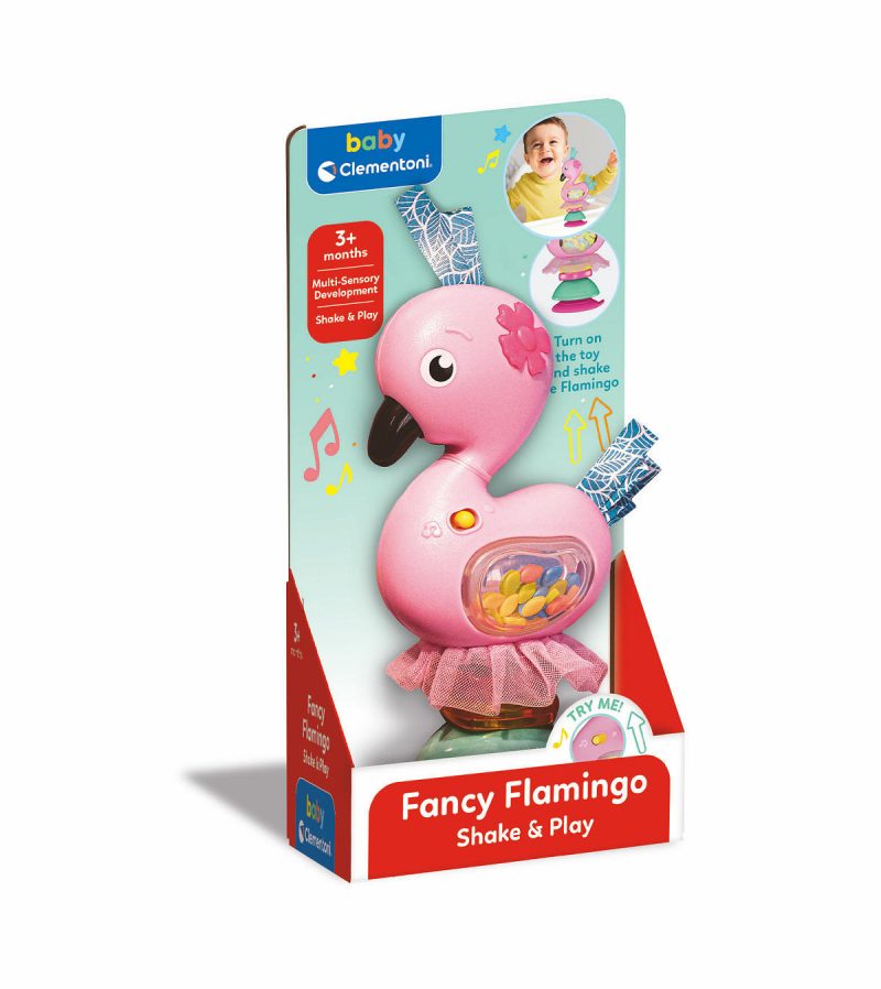 Clementoni Baby Schud en Speel Flamingo