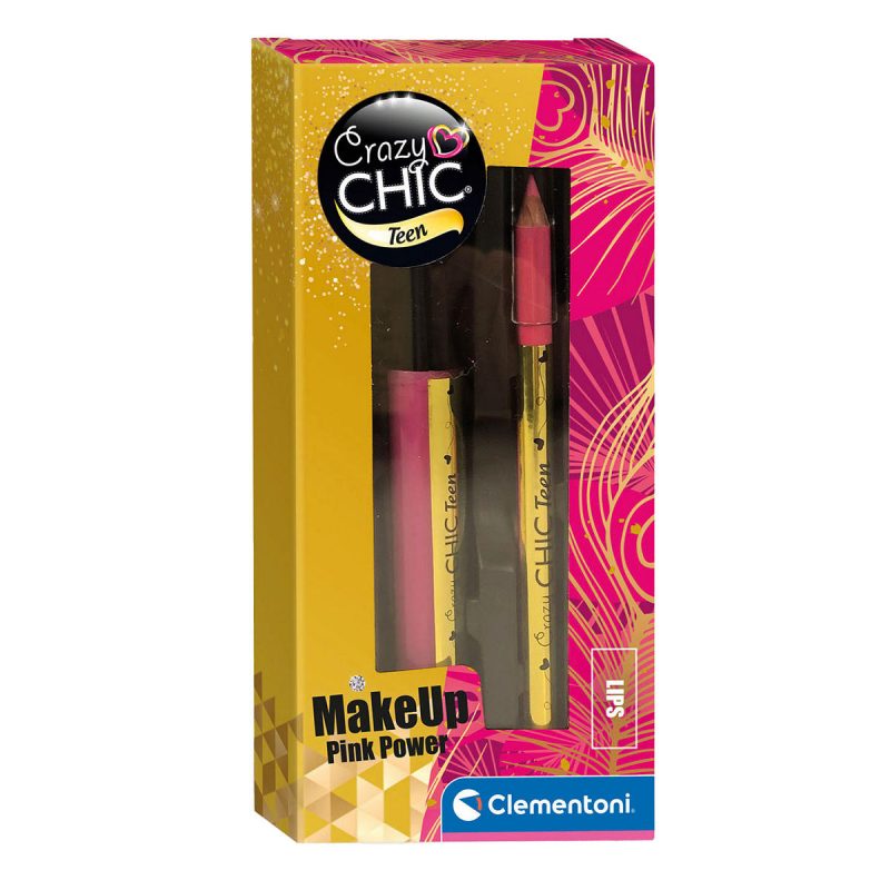 Clementoni Crazy Chic Teen Lipgloss en Potlood - Pink