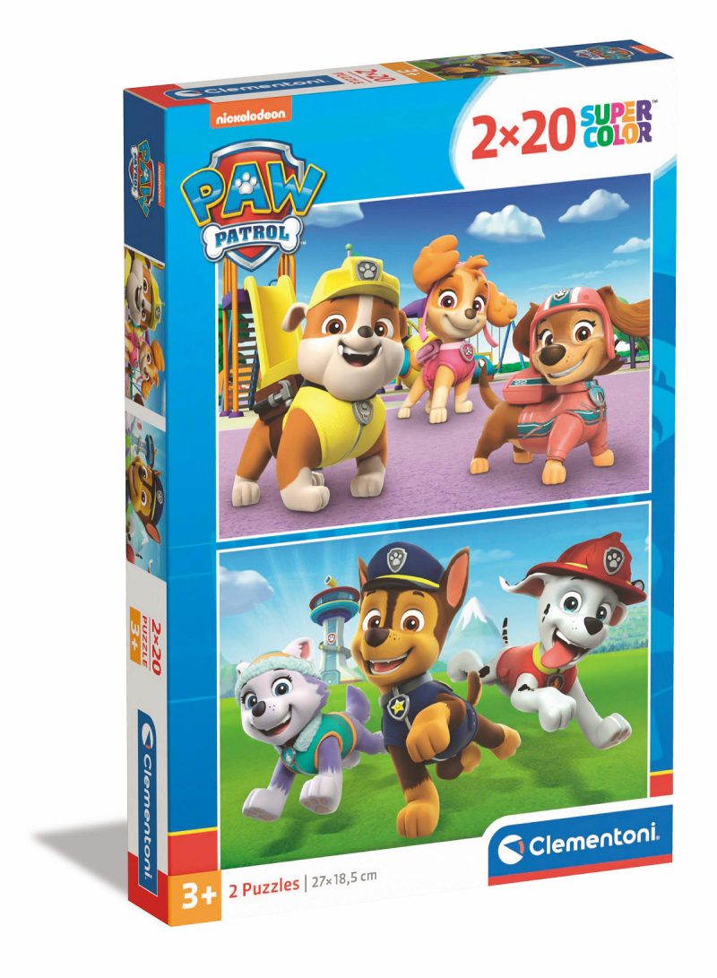 Clementoni Puzzel 2x20 stukjes - Paw Patrol