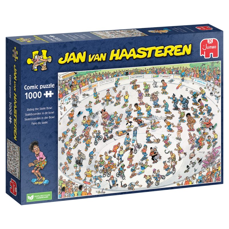 Puzzel 1000 st. JvH Skateboarden In De Bowl