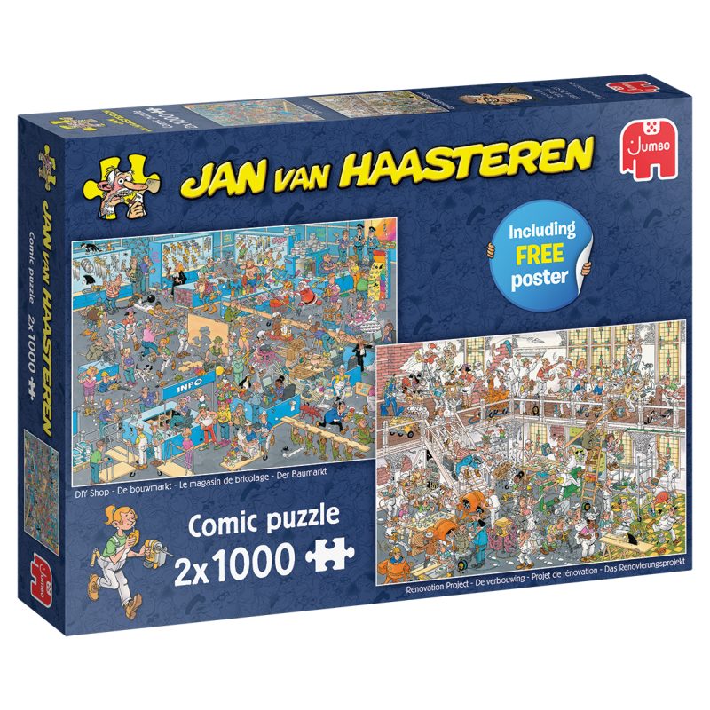 Puzzel 2x1000 st. JvH De Verbouwing  AND  Doe-Het-Zelfwinkel