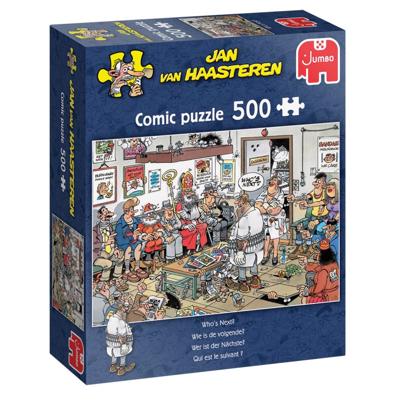 Puzzel 500 st. JvH Wie Is De Volgende?