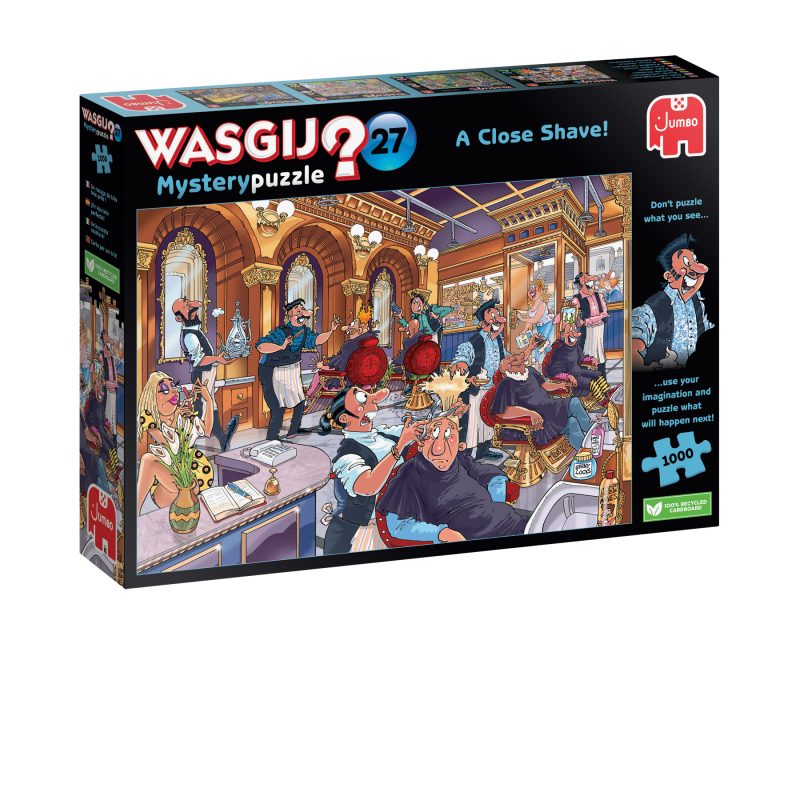 Puzzel 1000 st. Wasgij Mystery 27 - Vlam In De Pan!