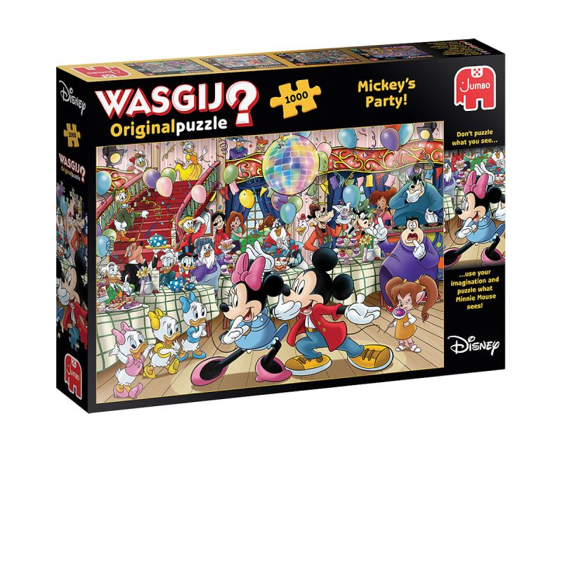 Puzzel 1000 st. Wasgij Original - Disney - Mickey 's Feestje!