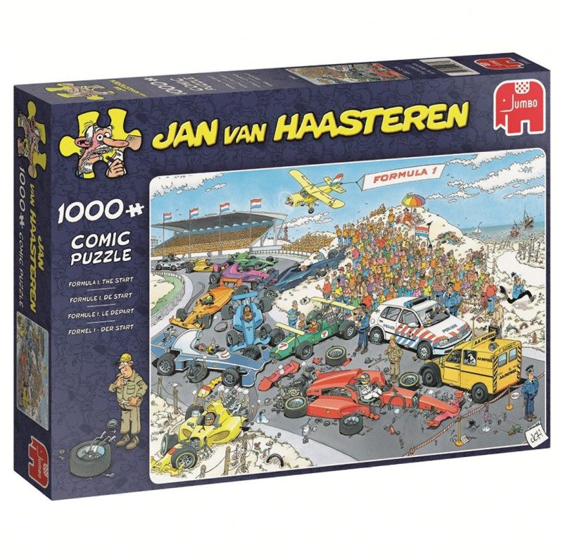 Puzzel 1000 st. JvH Formule 1, de Start