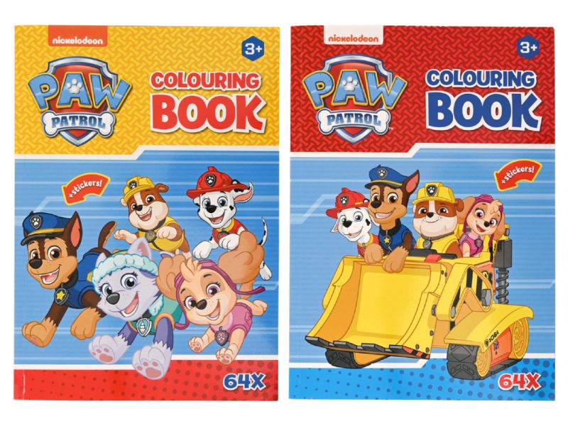 Paw Patrol Kleur en stickerboek 64 pagina 's