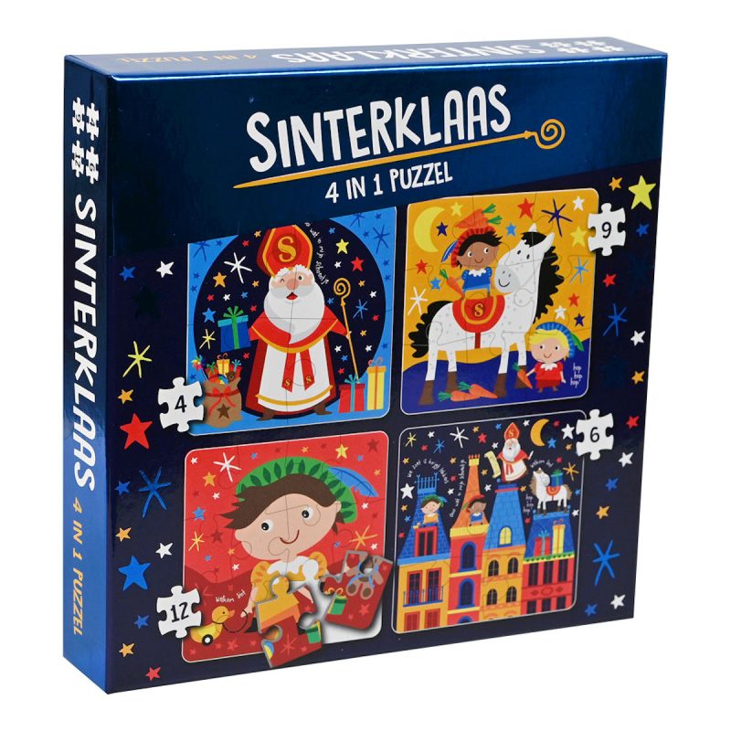 Sinterklaas 4 in 1 puzzel