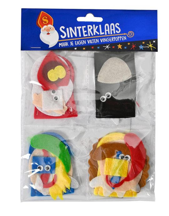 Sinterklaas maak je eigen vingerpoppetjes