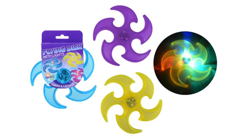 Flyling Star met licht - 3 assortie