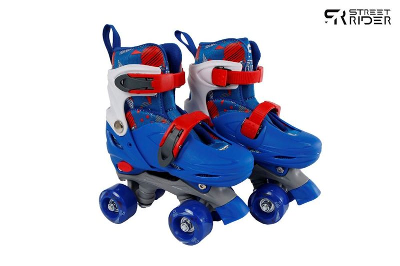 Rolschaatsen blauw 608Z alu frame verstelbaar 31-34